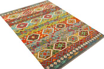 Matta, Afghansk Kelim, ca 243 x 170 cm.