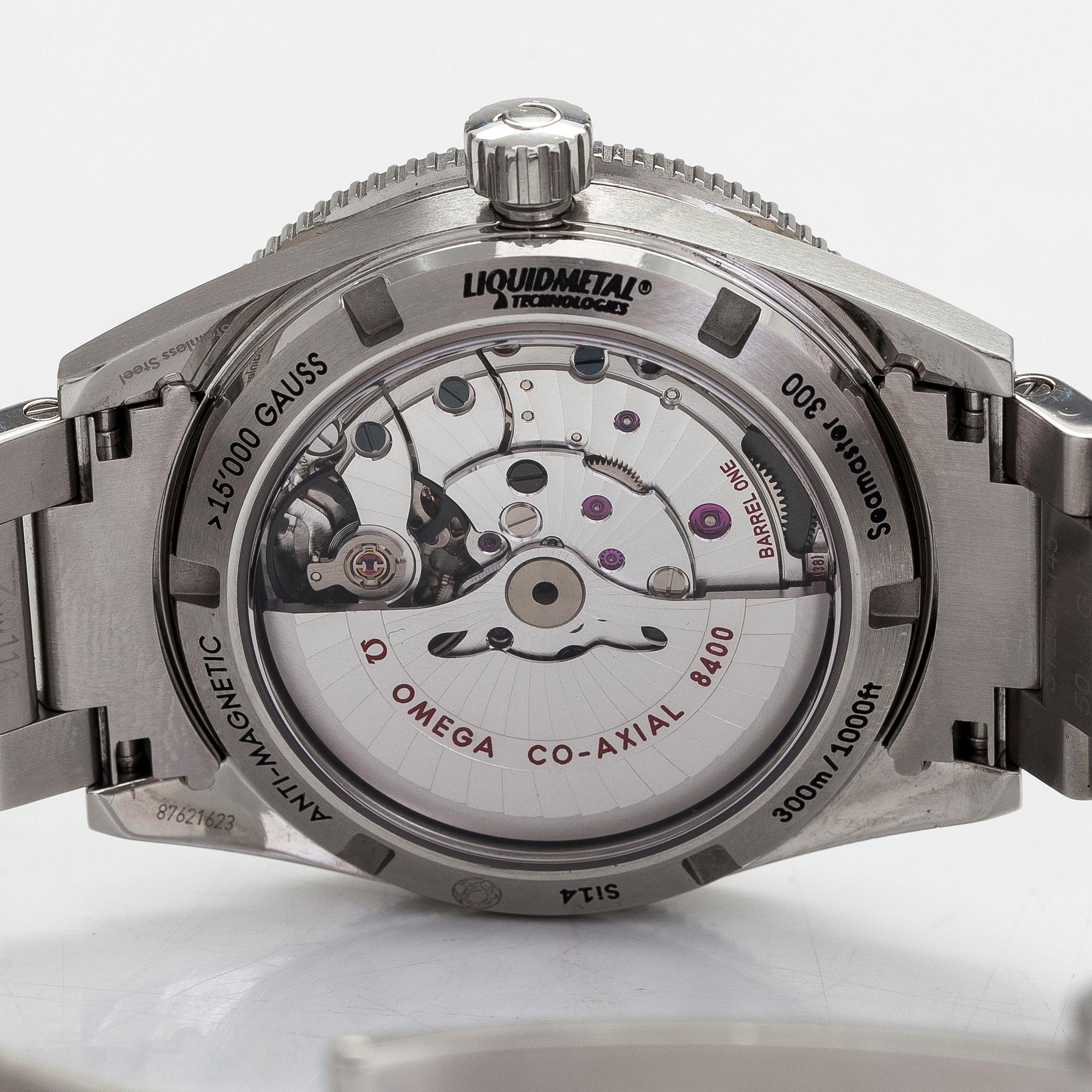 Omega, Seamaster 300, Master Co-Axial Chronometer, wristwatch, 41 mm.