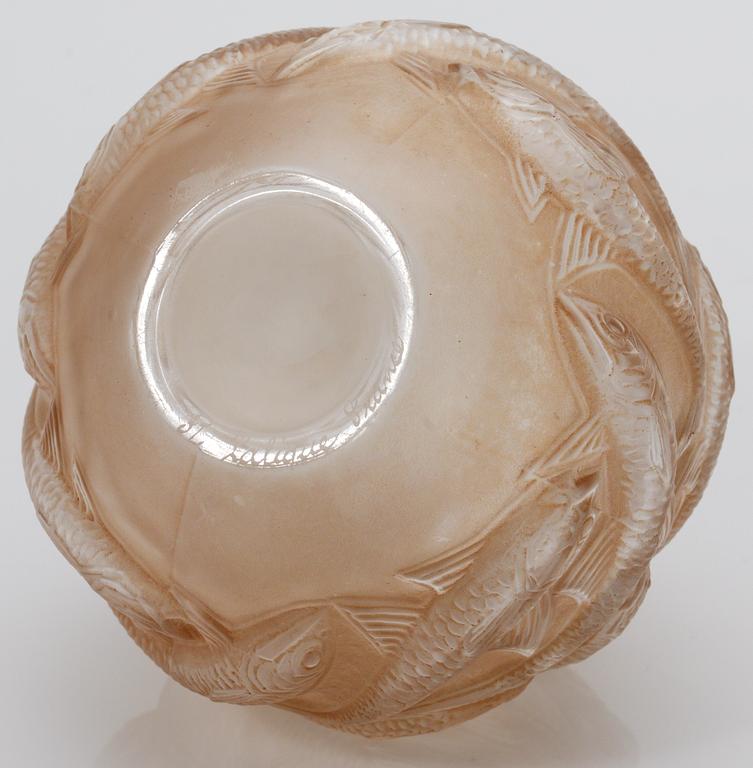 RENÉ LALIQUE vas, "Oléron", Frankrike 1920-30-tal.