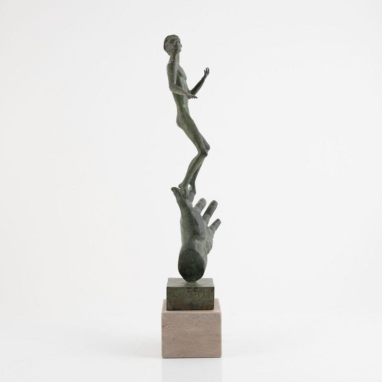 Carl Milles, after, a bronze sculpture.