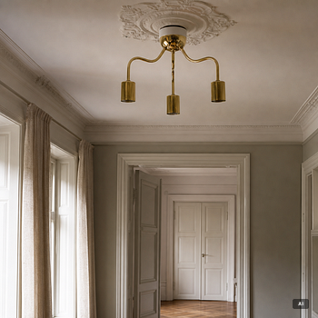 Josef Frank, a model 2353 ceiling lamp, Firma Svenskt Tenn.