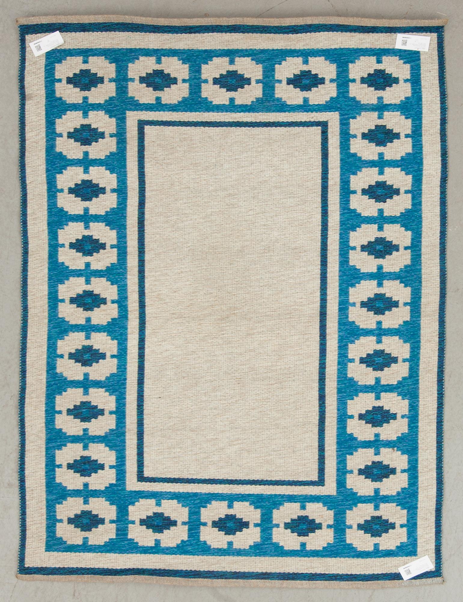 MATTA, dubbelsidig, 1900-talets andra hälft. Ca 201 x 136 cm.