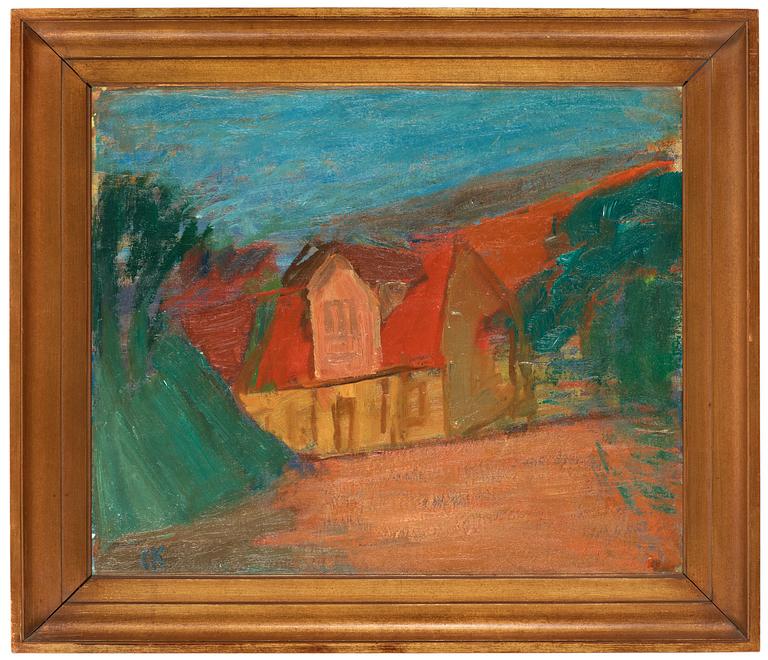 Carl Kylberg, "Röda tak" (Red roof).