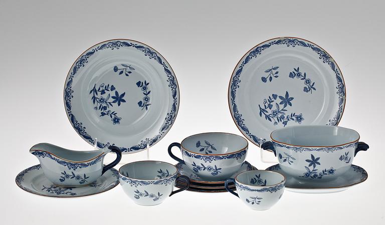 SERVISDELAR, 38 delar, porslin, "Ostindia", Rörstrand.