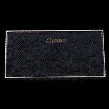 CARTIER BAROMETER, silver, guld. Frankrike 1930-t.
