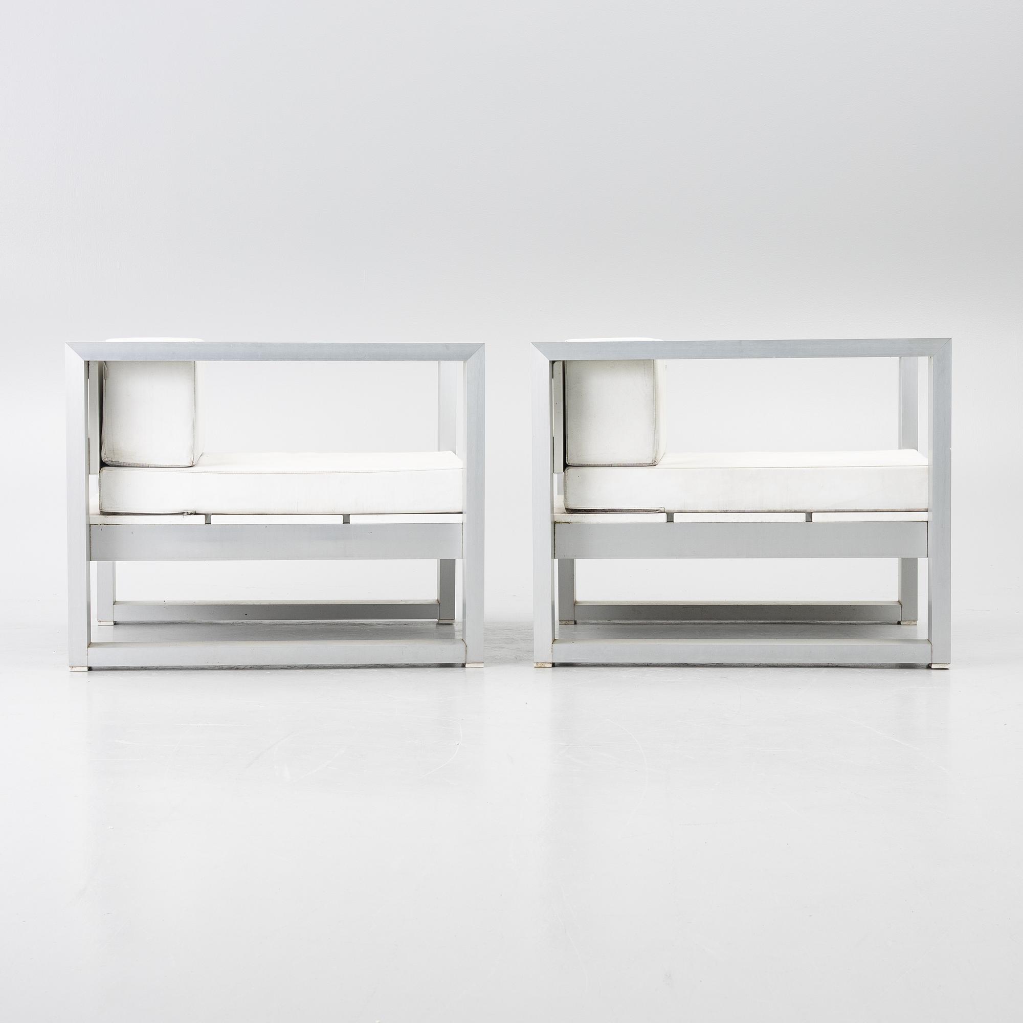 Ramón Esteve, a pair of outdoor easy chairs, "Na Xemena", Gandia Blasco, Spain, contemporary.