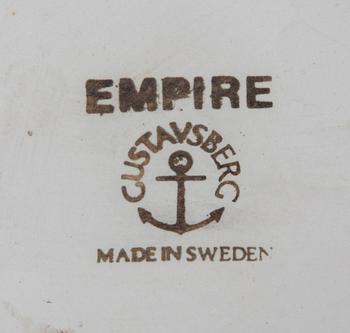 YTTERFODER, 6 st, porslin, "Empire", Gustavsberg.