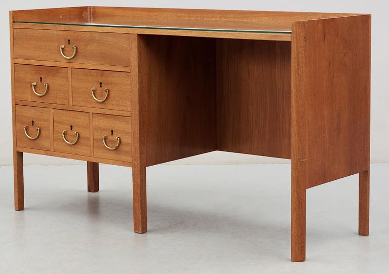 A Josef Frank mahogany dressing table by Svensk Tenn.