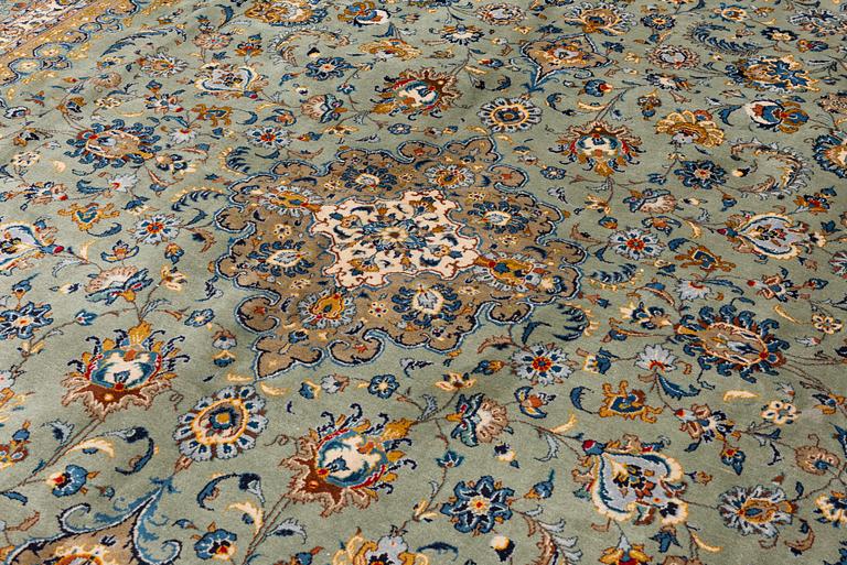 Carpet, Keshan, approx. 440 x 320 cm.