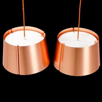 Jonas Lindvall, two 
 "W124" pendant lamps.