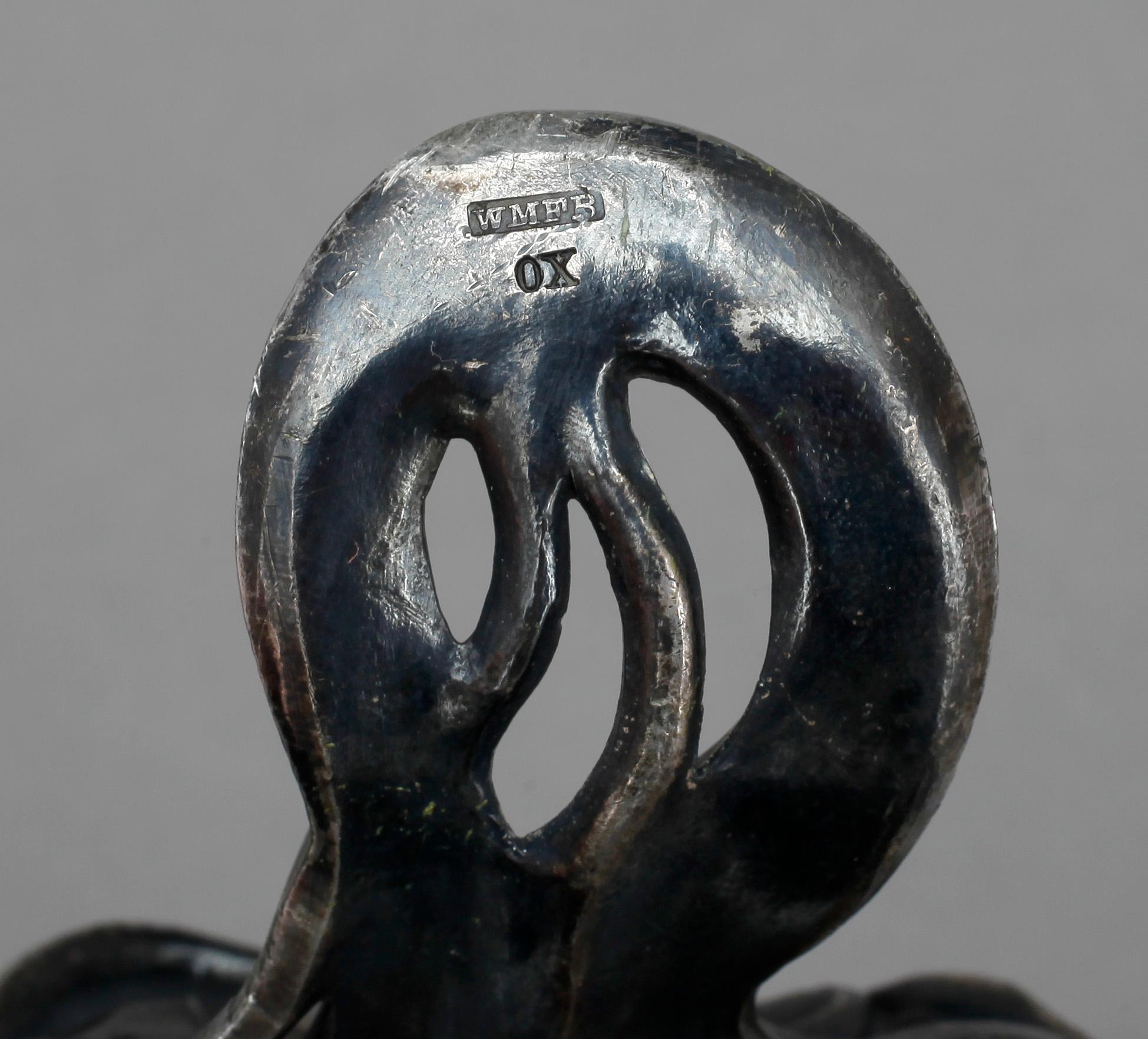 BLÄCKSTÄLL, nysilver, jugend, WMF, 1900-talets början.