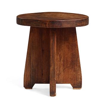 David Rosén, a "Berga" stained pine stool, Nordiska Kompaniet, Sweden 1940's.