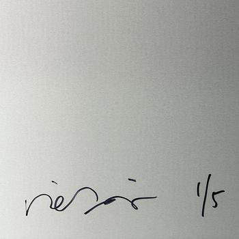 Victoria Einarsdotter, fotografi signerad och numrerad 1/5 a tergo.