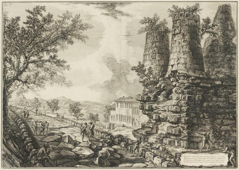 Giovanni Battista Piranesi, etsning.