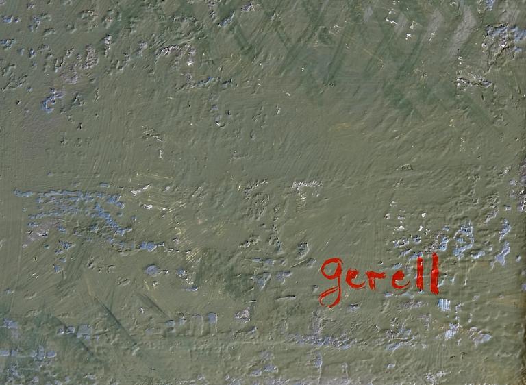 GRETA GERELL, olja på duk, sign.