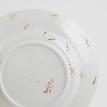 Alf Wallander, crayfish service, 13 pieces, earthenware, Rörstrand.