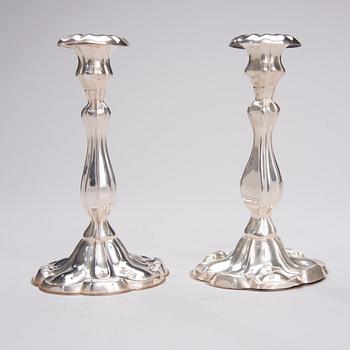 LJUSSTAKAR, ETT PAR, silver, Kultakeskus Oy, Tavastehus, 1953.