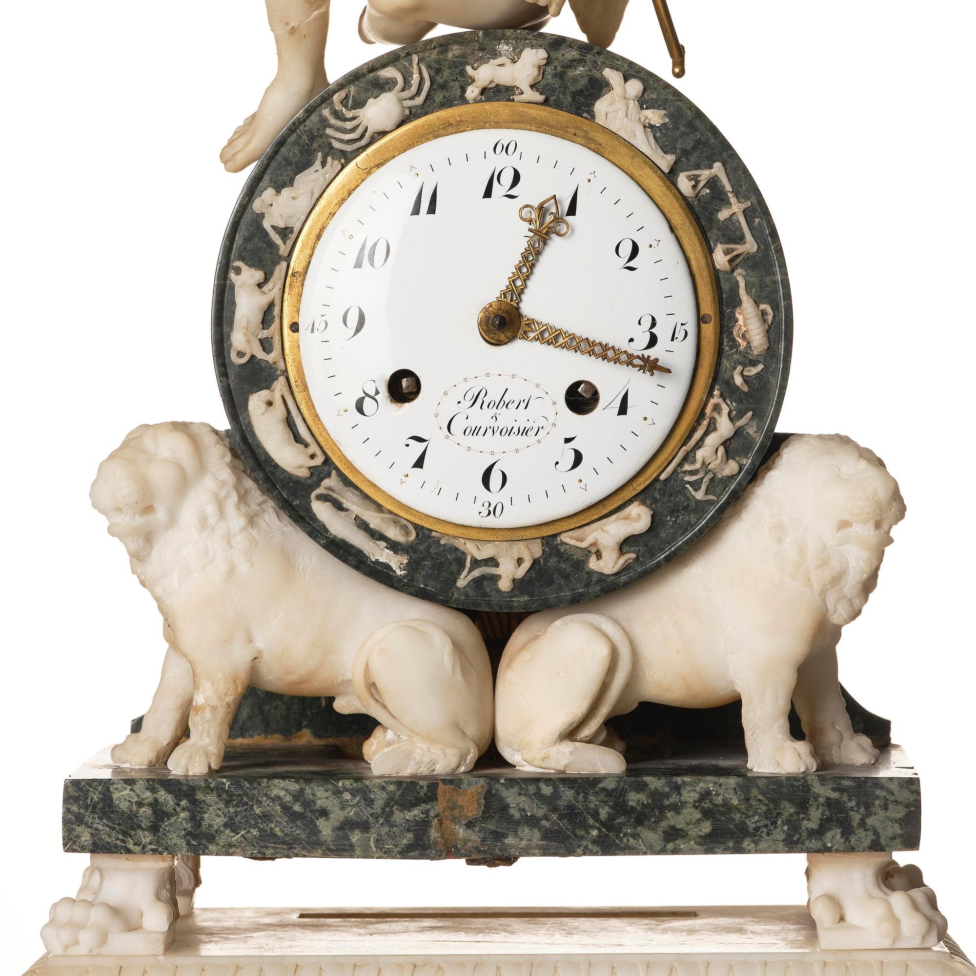 Bordsur, av Robert & Courvoisier (firma verksam i Chaux-de-Fonds, Schweiz, 1781-1811), Empire.