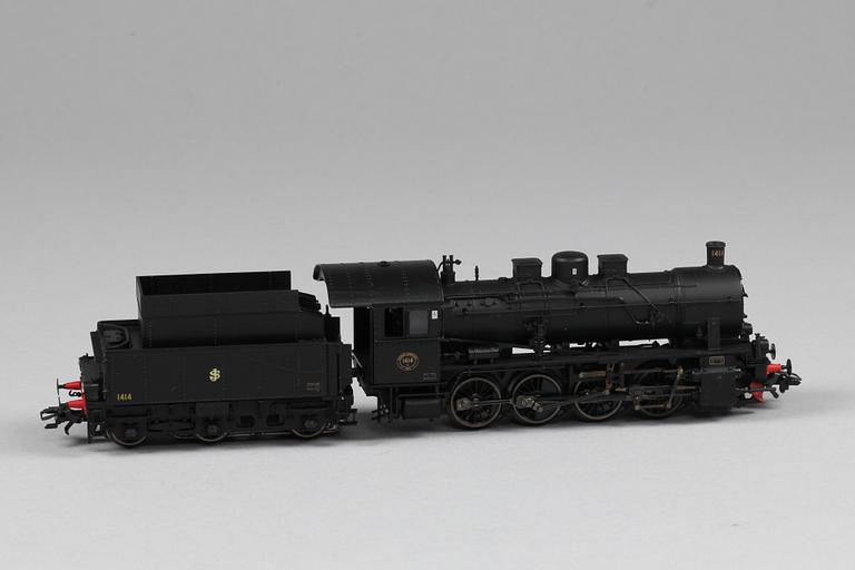 ÅNGLOK MED TENDER, Märklin 37555, HO, 2000-tal.