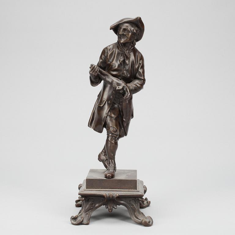 OKÄND KONSTNÄR, skulptur, brons, 1800/1900-tal.