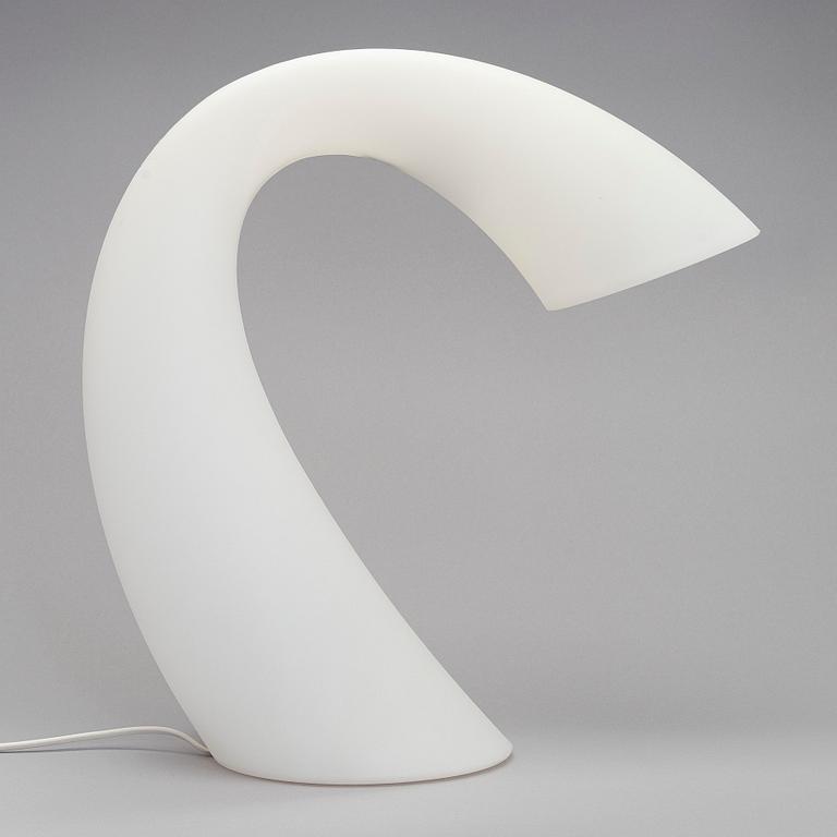 Eero Aarnio, pöytävalaisin "Swan" Melaja Oy, 2007.