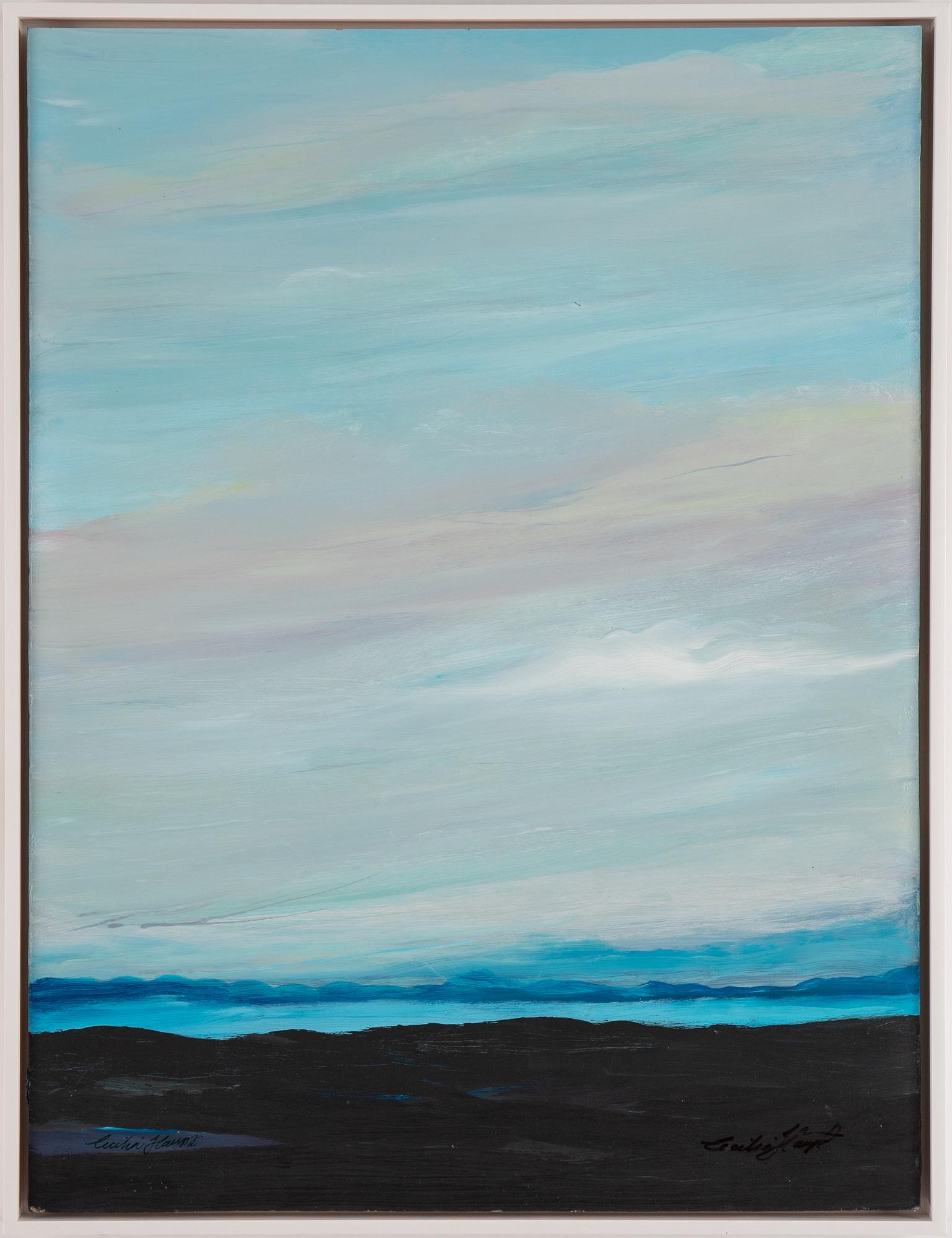 Cecilia Haupt, oil on board, signed.