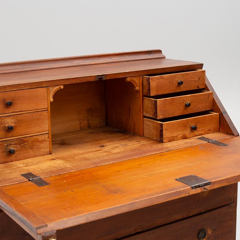 A secretaire, 19th Century.
