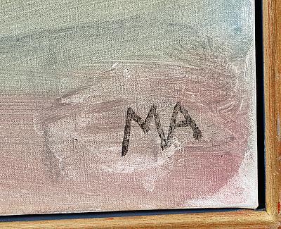 MAJ ARNELL, oil on canvas, signed and dated á tergo -98.