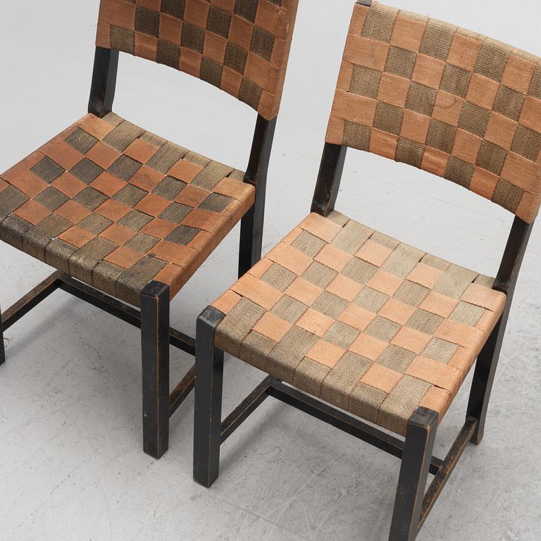 Gemla, a pair of chairs model "5678", Diö, 1930s.