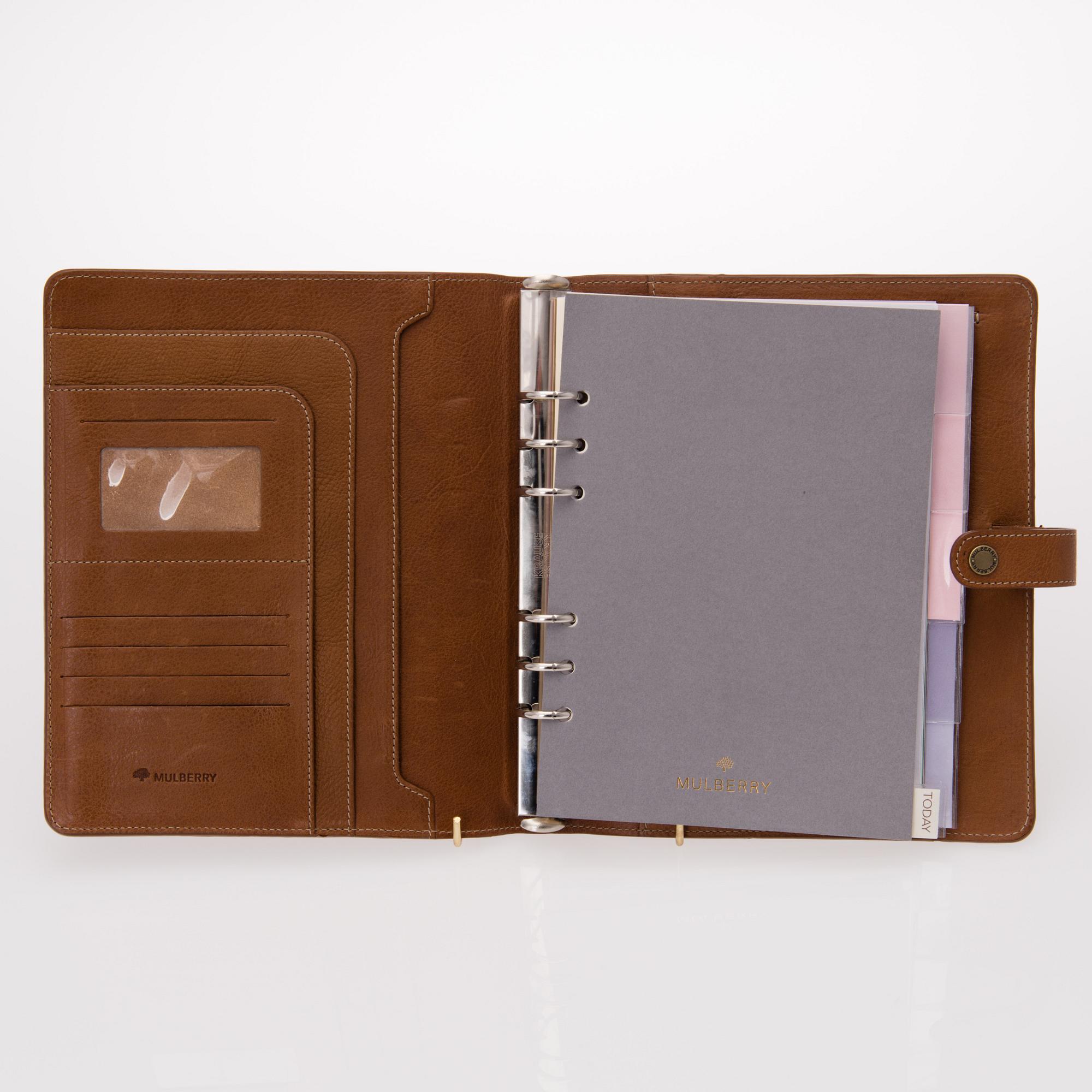 MULBERRY, FILOFAX SAMT TVÅ OMSLAG.