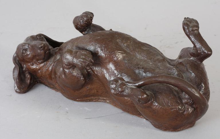SKULPTUR, metall, 1900-tal.