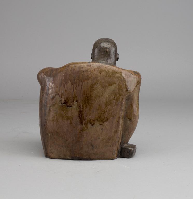 ÅKE HOLM, stoneware sculpture, signed.