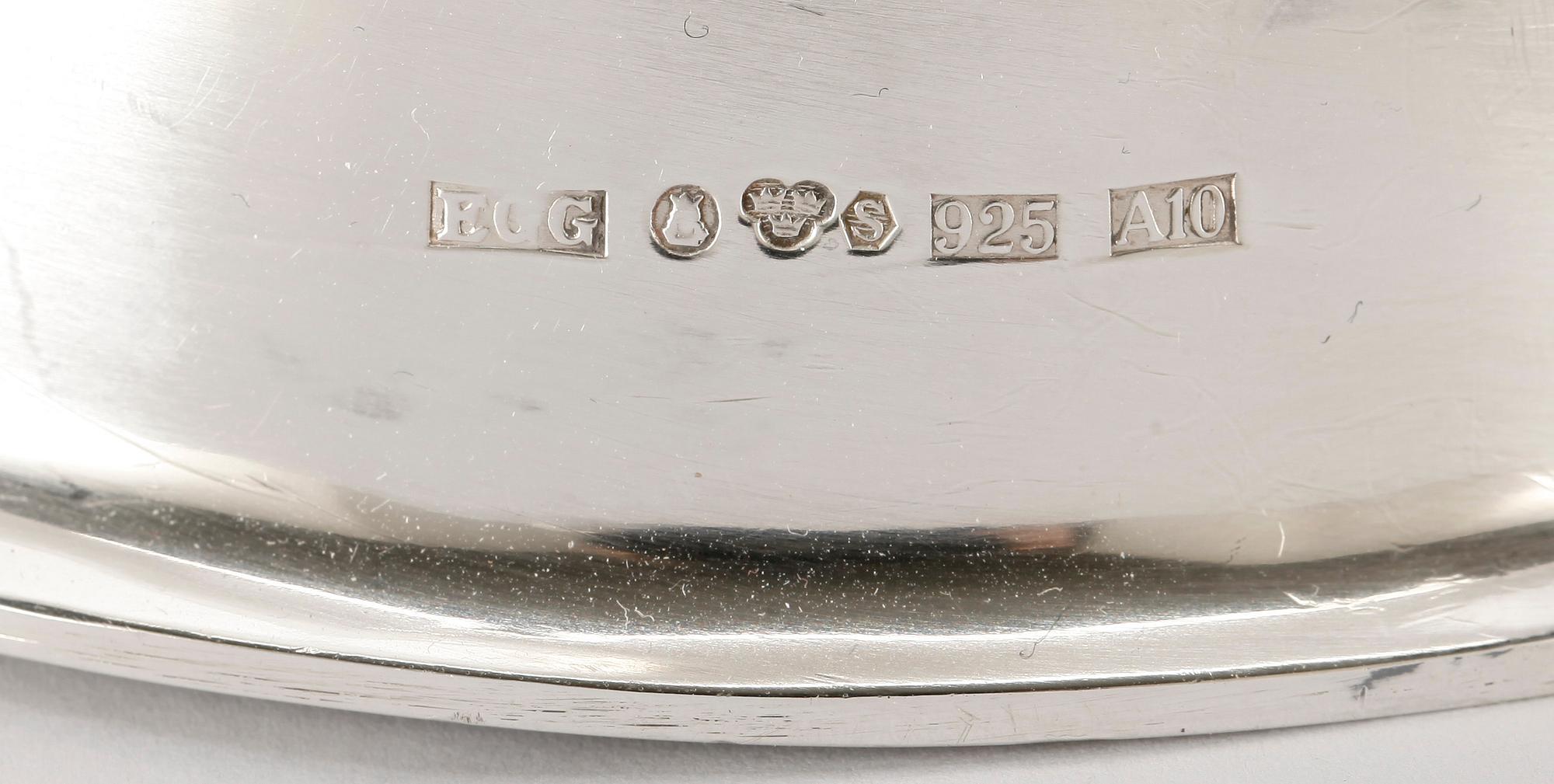 LJUSSTAKAR, ett par, silver, Evert Gustafsson, Stockholm 1975. Totalvikt ca 990 gram.