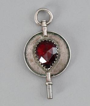 KLOCKNYCKEL, silver, Lars Biugg Jönköping 1799.