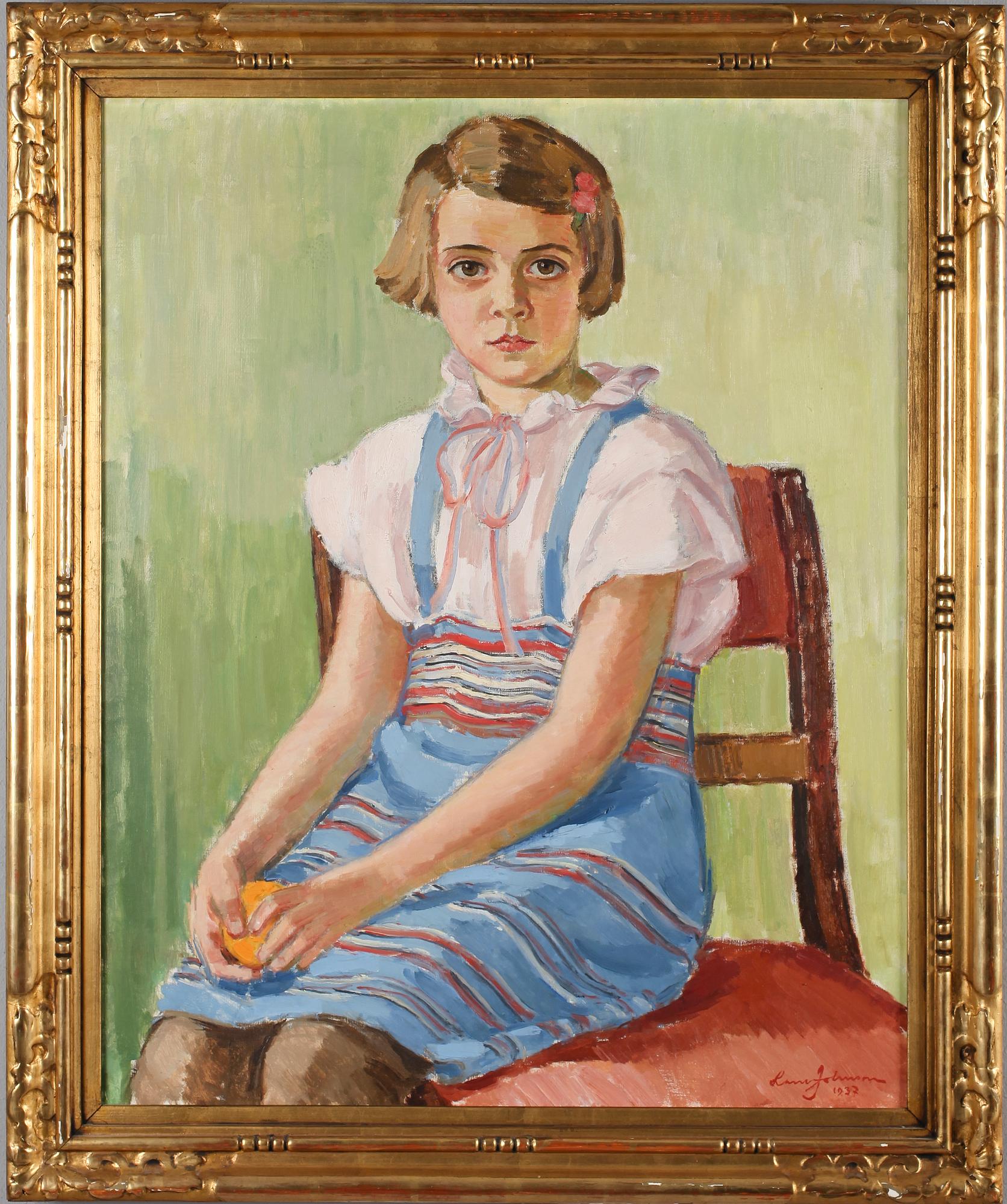 LASSE JOHNSON, olja på duk, signerad och daterad 1937.