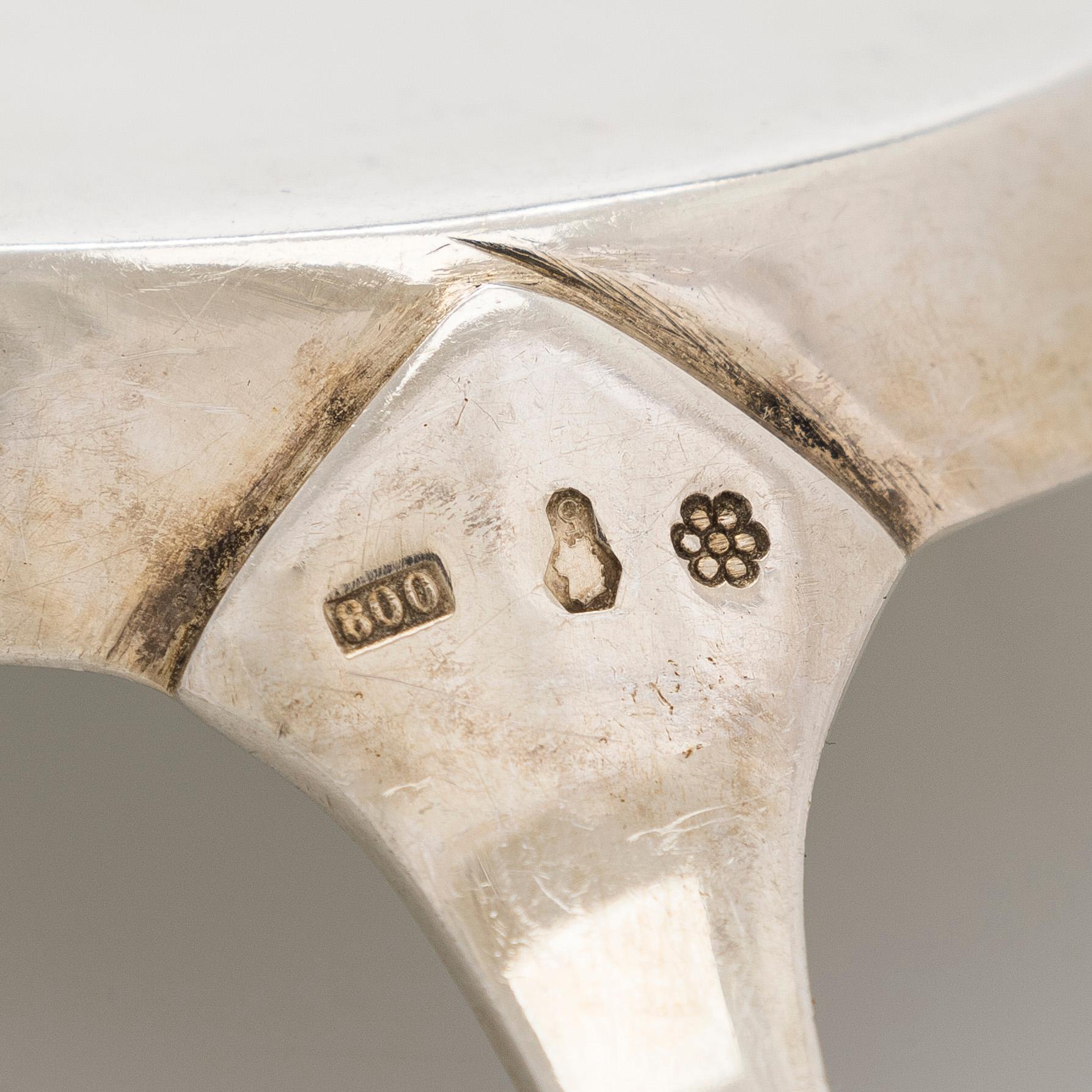 Bestick, 29 st, snarlika, silver, Österrike-Ungern och Tjeckoslovakien 1867-1962.