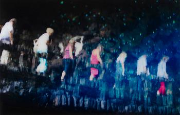 Paula Tella, "Pilgrims IV" from the series "Approach through the water".