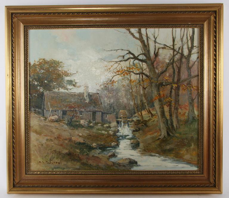 TRULSSON, CARL, E, olja på duk, sign.