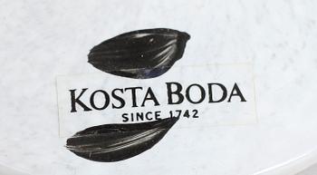 GLAS, 2 st samt VAS, glas, Ulrica Hydman-Vallien, Kosta Boda.