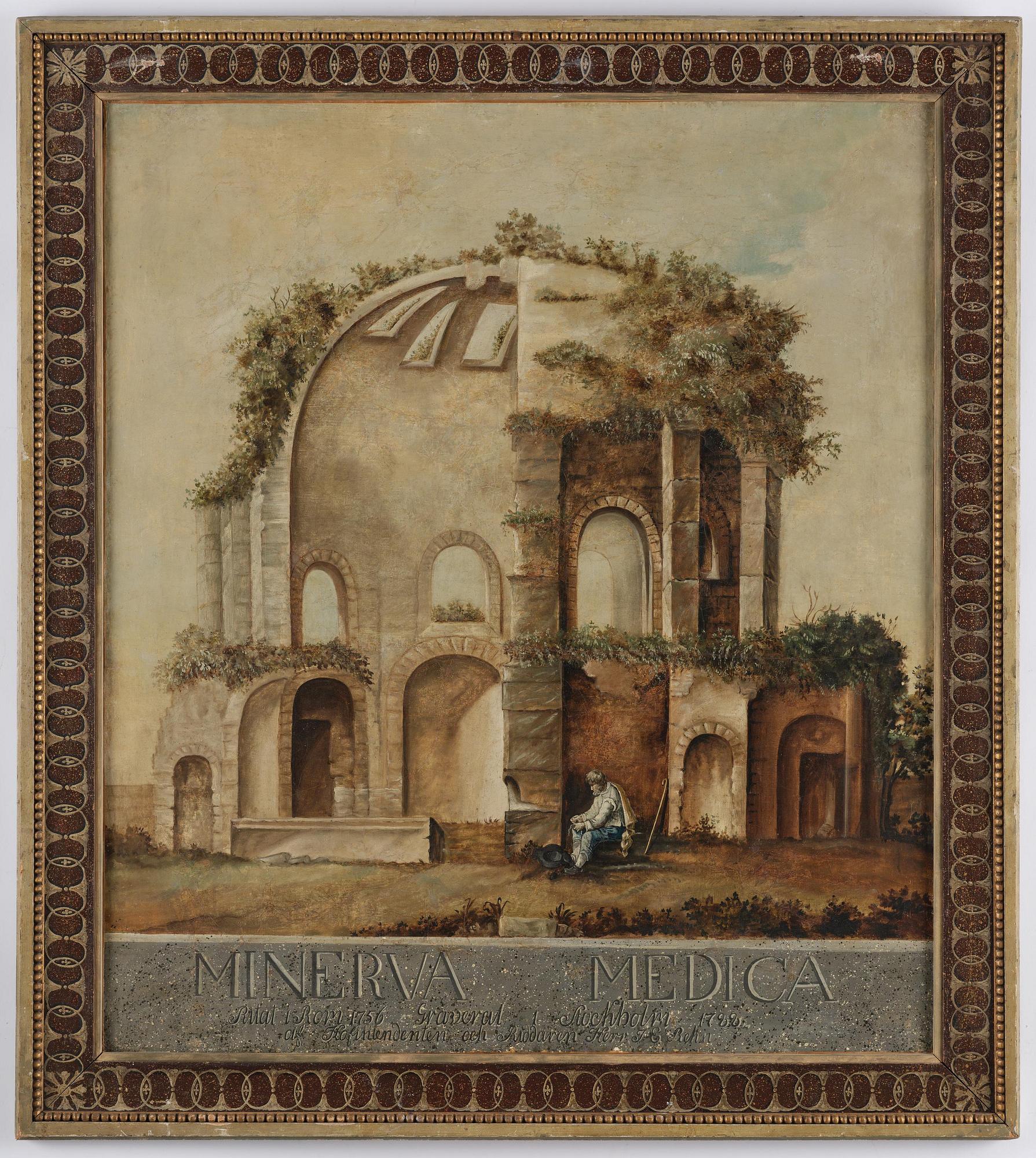 Carl Magnus Berggren, "Minerva Medica" (After J E Rehn 1717-1793).