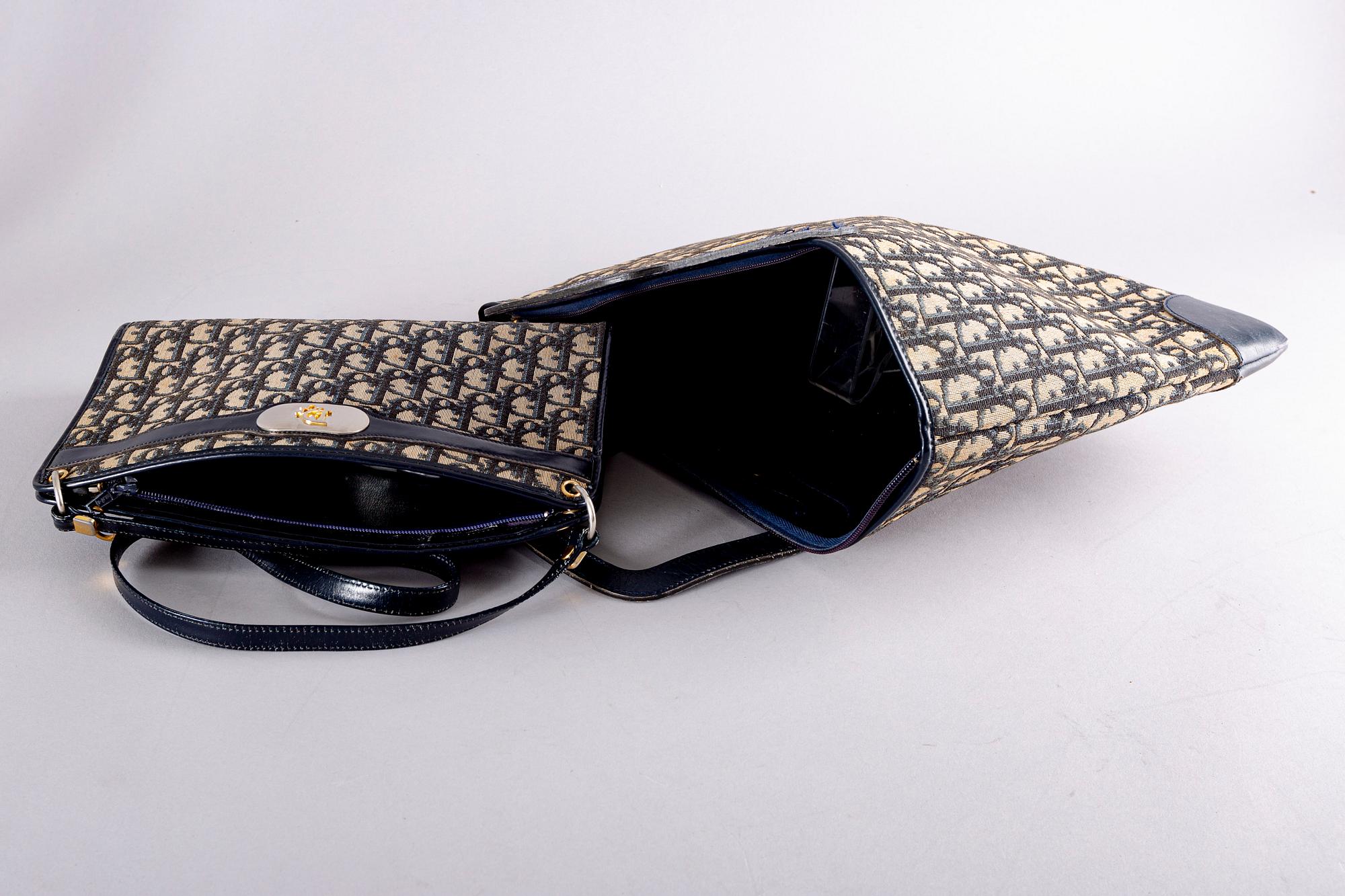 A Dior briefcase and bag 1980/90s.