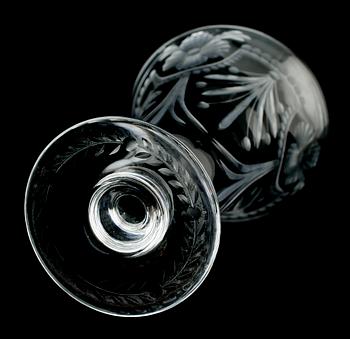 VAS, glas, 1900-talets mitt.