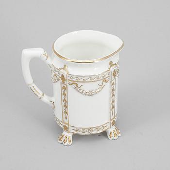 KAFFESERVIS, 16 delar, benporslin, empirestil, Rörstrand, tidigt 1900-tal.