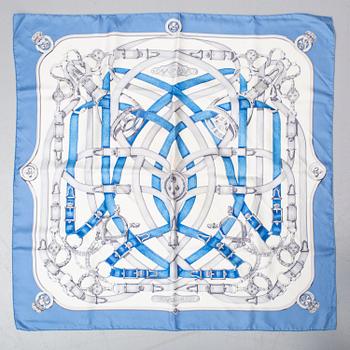 HERMÈS, a 'Cavalcadour' silk scarf.