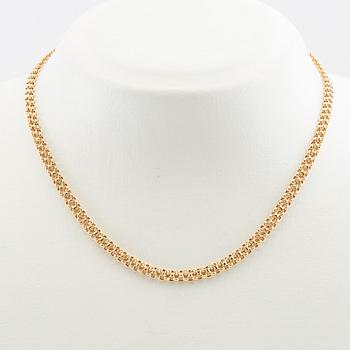 Halsband x-länk 18K guld.