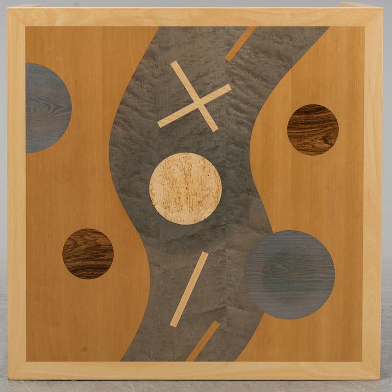 A 'der Fluss' coffee table by karl Gustaf Nilsson, Gärsnäs.