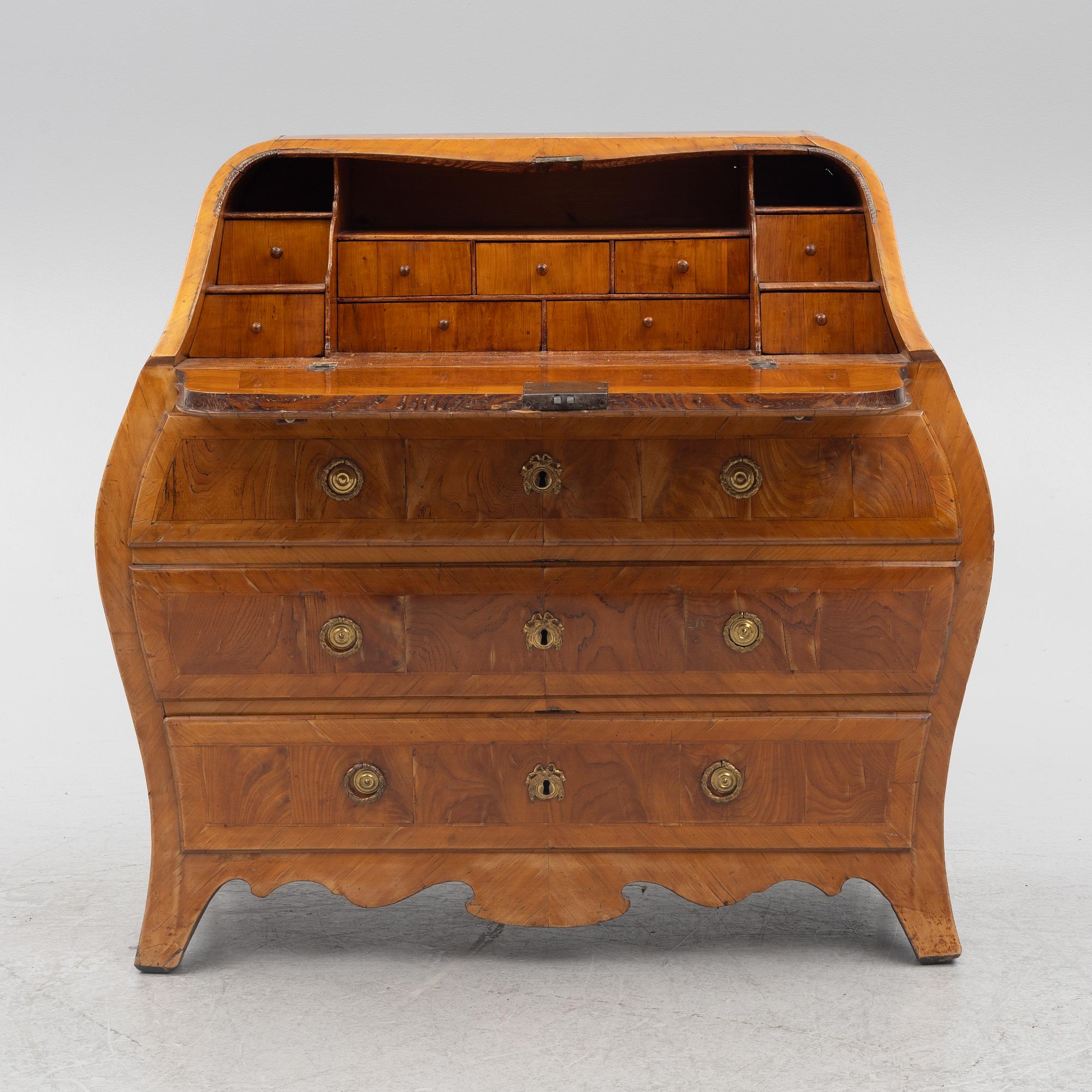 Secretary, Rococo, mid-18th century.