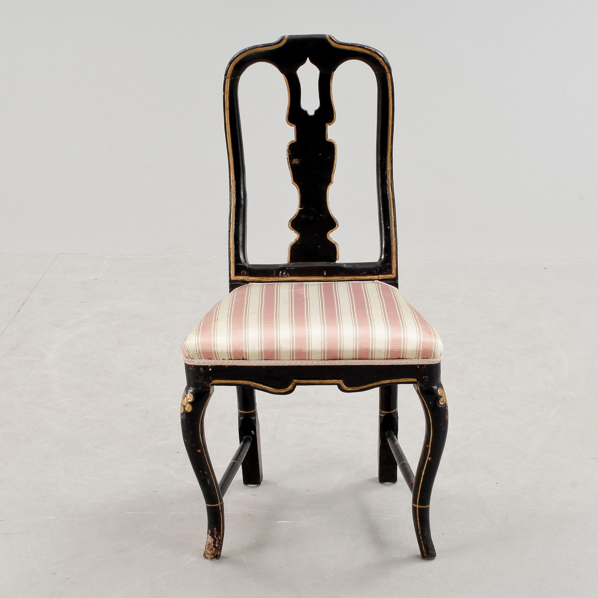 STOL. senbarock, 1700-tal.