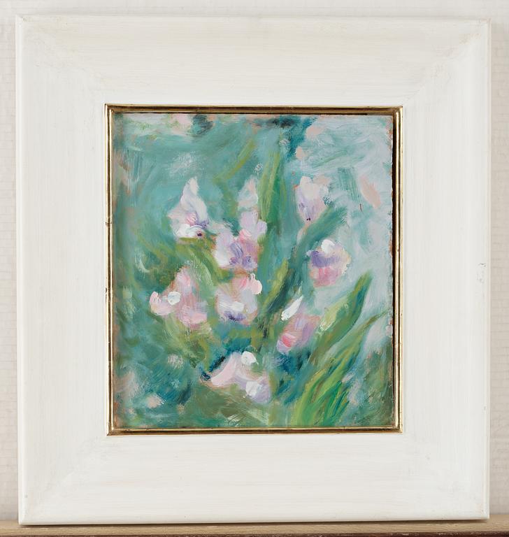 Helene Schjerfbeck, Pink sweet peas.