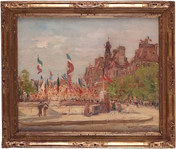 Gustave Madelain, "Paris 14 juli" (Paris, the 14th of July).